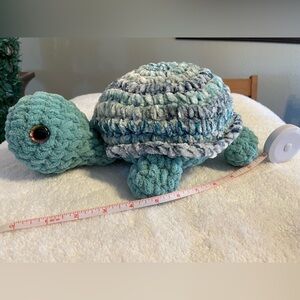Handmade Crocheted Turtle Plush